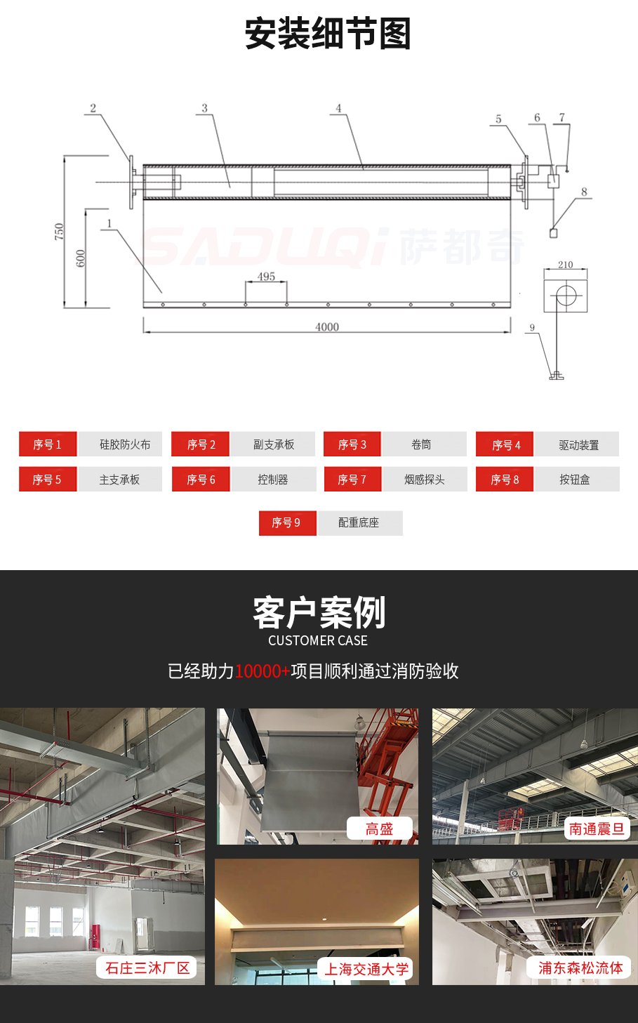電動(dòng)擋煙垂壁